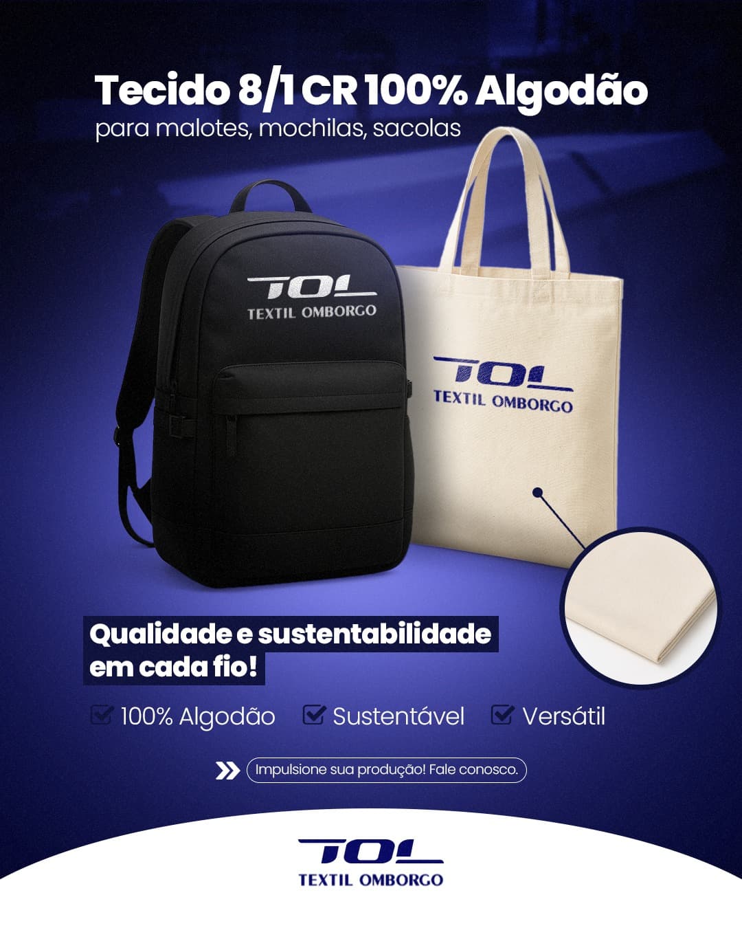 Tecido CR 100% Algodão